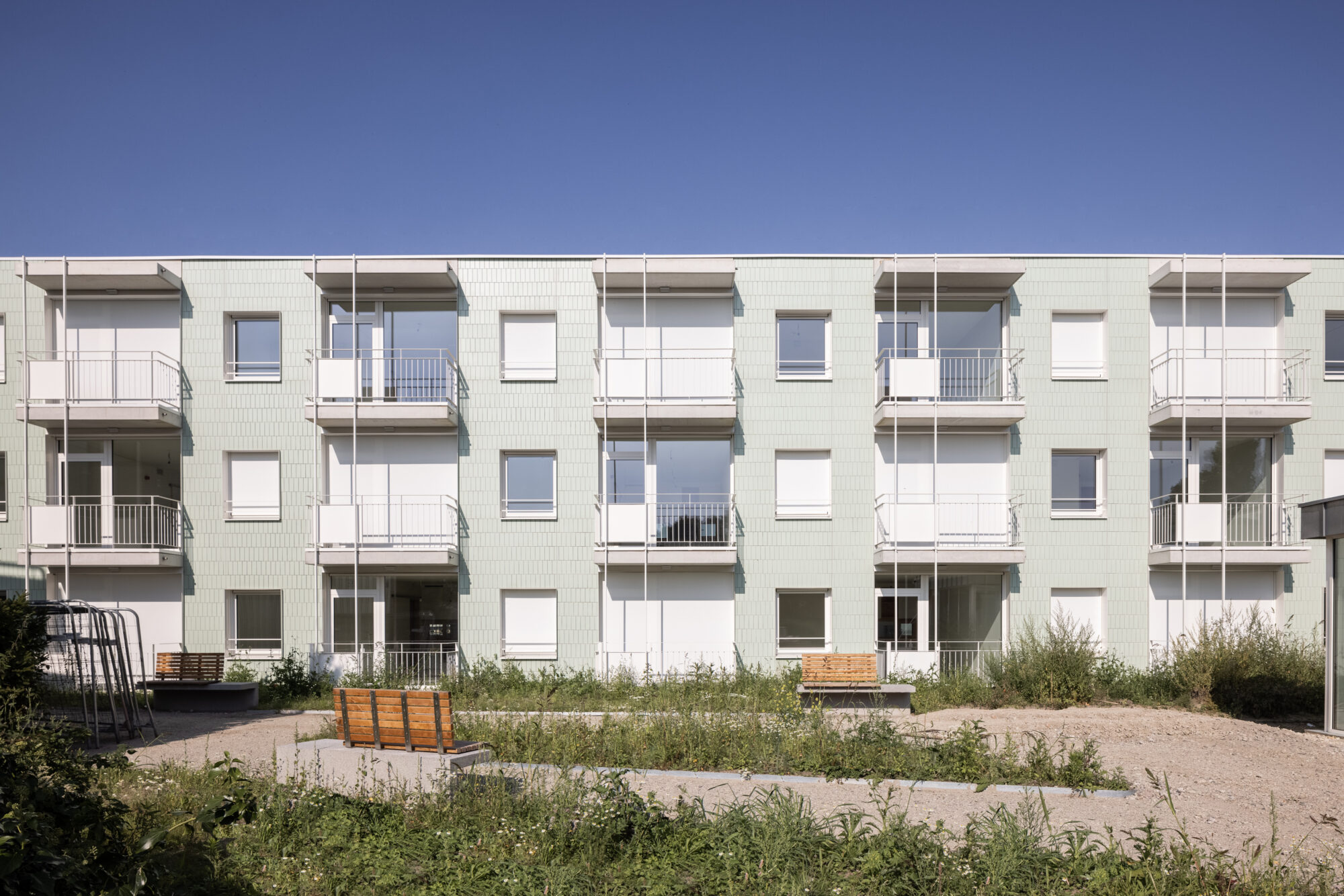 Exterieurbeeld: facade project Ransbeek LAVA Architecten