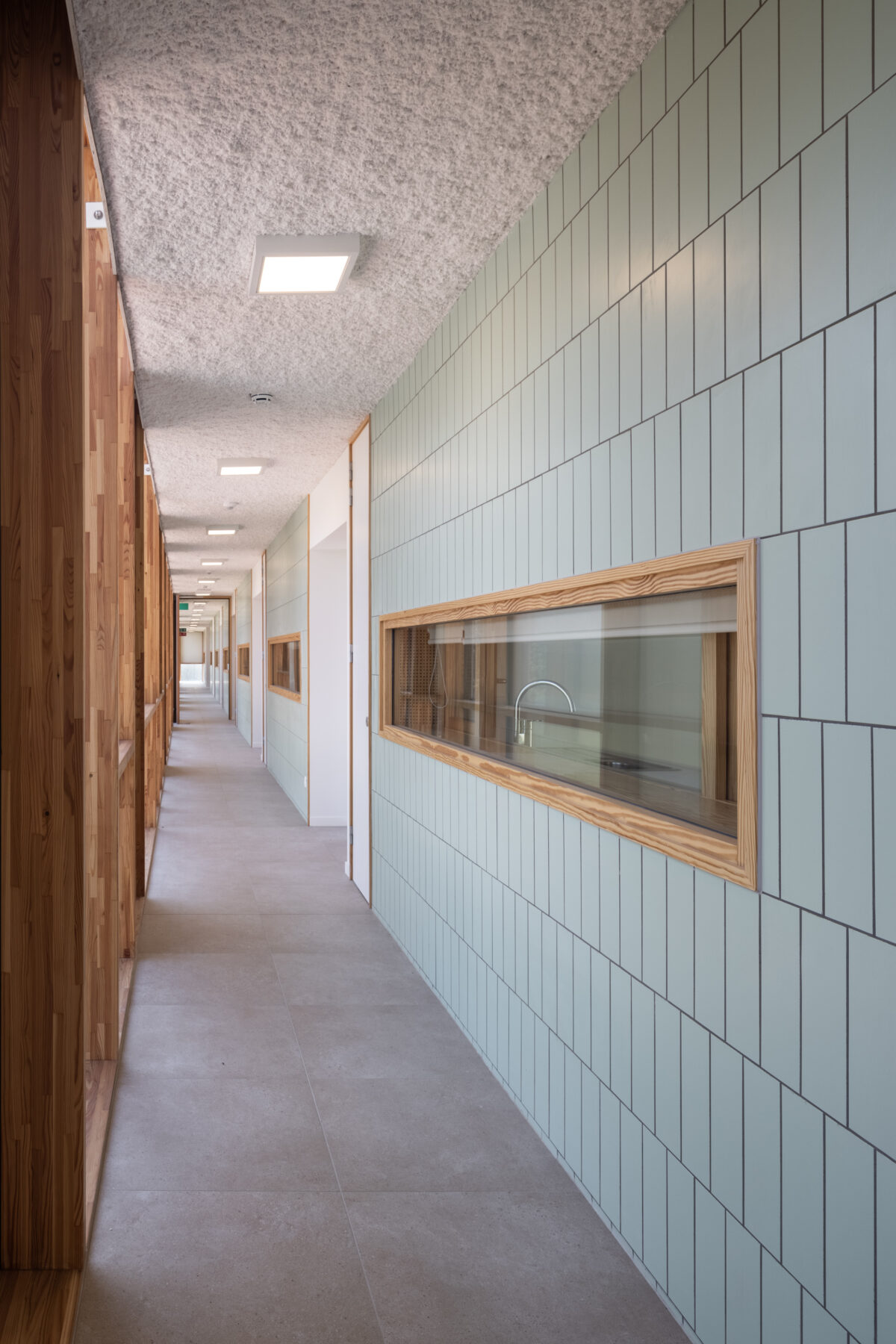 Interieurbeeld: binnenstraat project Ransbeek LAVA Architecten